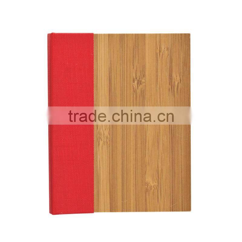 Colorful wooden cover notebook 70grams 50sheets 10.5*8cm with colorful notepad
