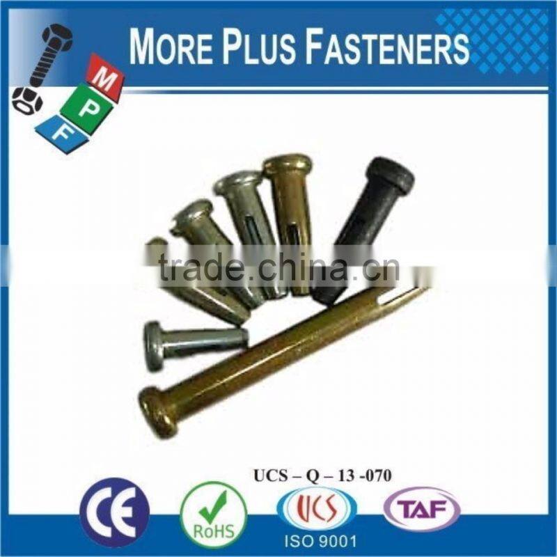 Made In Taiwan Custom Made Steel Plain Finish Special Solid Pin