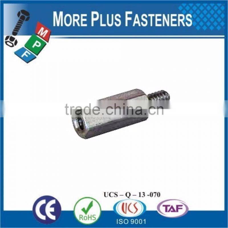 Made in Taiwan Brass Stainless Steel Diameter Captive Threaded Hexagon Standoff Nut