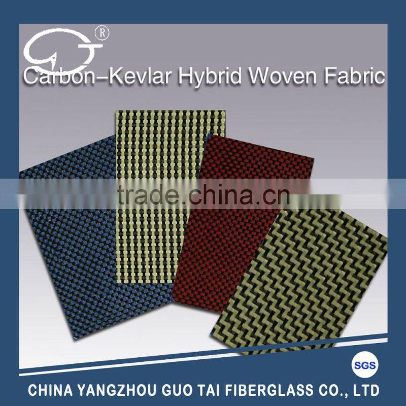 Blended Hybrid Fabric Compounded by Carbon Fiber and Aramid Fiber