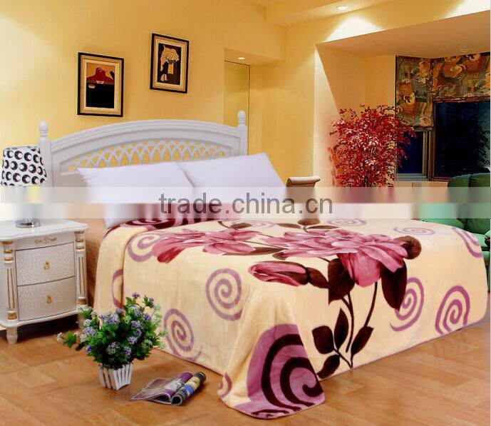 2017 high quality fashion design super soft cloud blanket