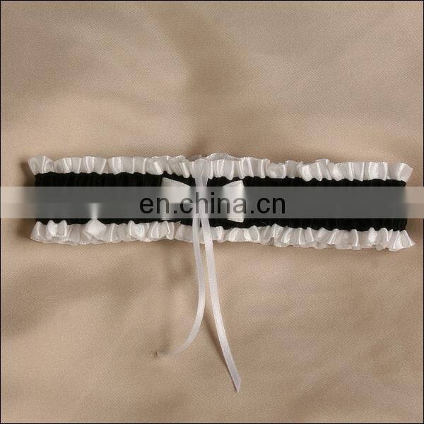 Exquisite White & Black bow-knot decoration wedding guest book /pen holder/ring pillow/flower basket set