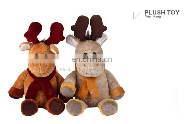 christmas gifts plush stuffed deer toy for kids