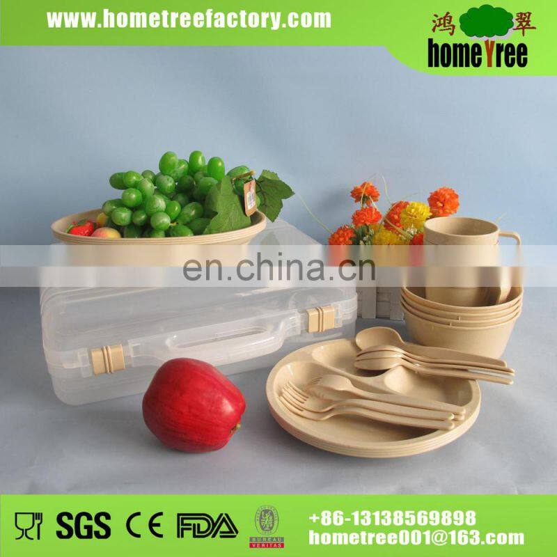 2015 good quality modern plastic dinner set