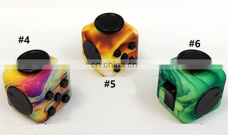 best selling wholesale retail cheapest leopard print fidget cube camouflage fidget cube decompression fidget toys