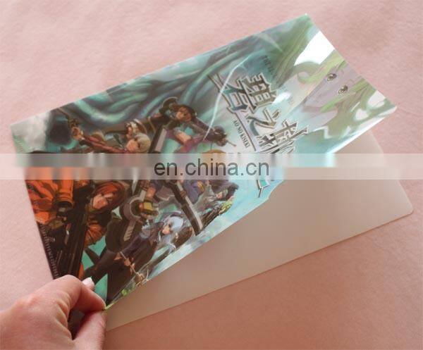 L shape A4 PP file folder