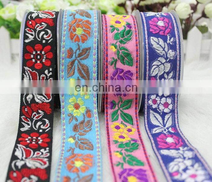 Custom in stock woven jacquard ribbon