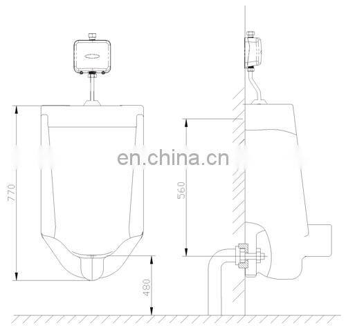 Automatic Water-Saving Intelligent Disclosed Auto Urinal Flusher
