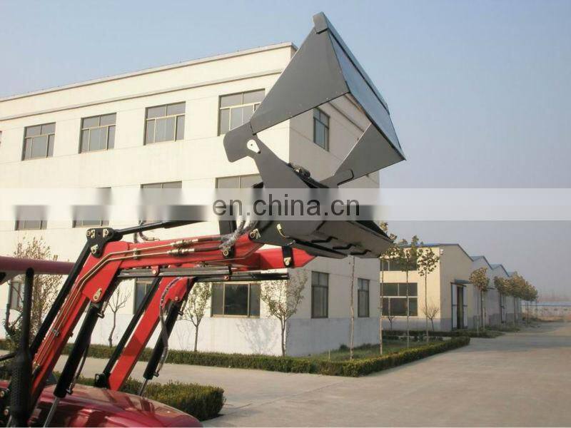 Excellent quality mini agricultural tractor with front loader and backhoe