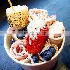 Factory Price New Model Double Pan Fried Ice Cream Machine for Sale