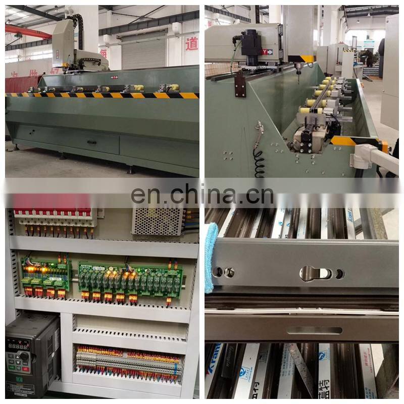 CNC center 3 axis drilling machine for aluminum windows