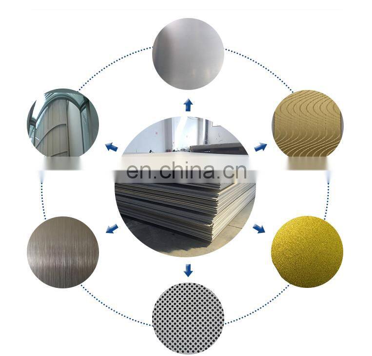 ASTM A240 201 202 304 303 316 310S 409 430 2B BA No.4 Finish Stainless Steel Plate