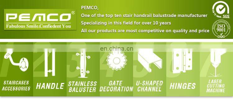 Exterior decorative stair stainless steel balusters for balcony, bridges, stairs, subway