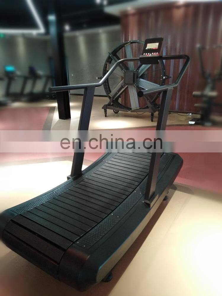 High quality good design self-generated curve treadmill fitness gym equipment commercial for sale D05
