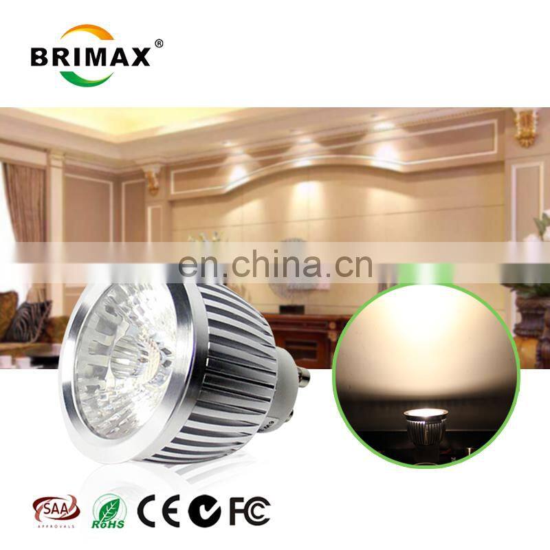 aluminium 10 degree beam angle ce rohs gu10 led spotlight