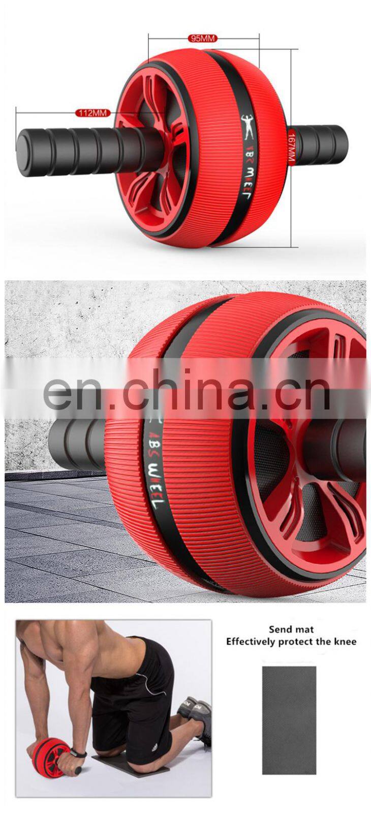 Body building abdominal Muscle Exercise Gym Equipment trainer AB Wheel Roller