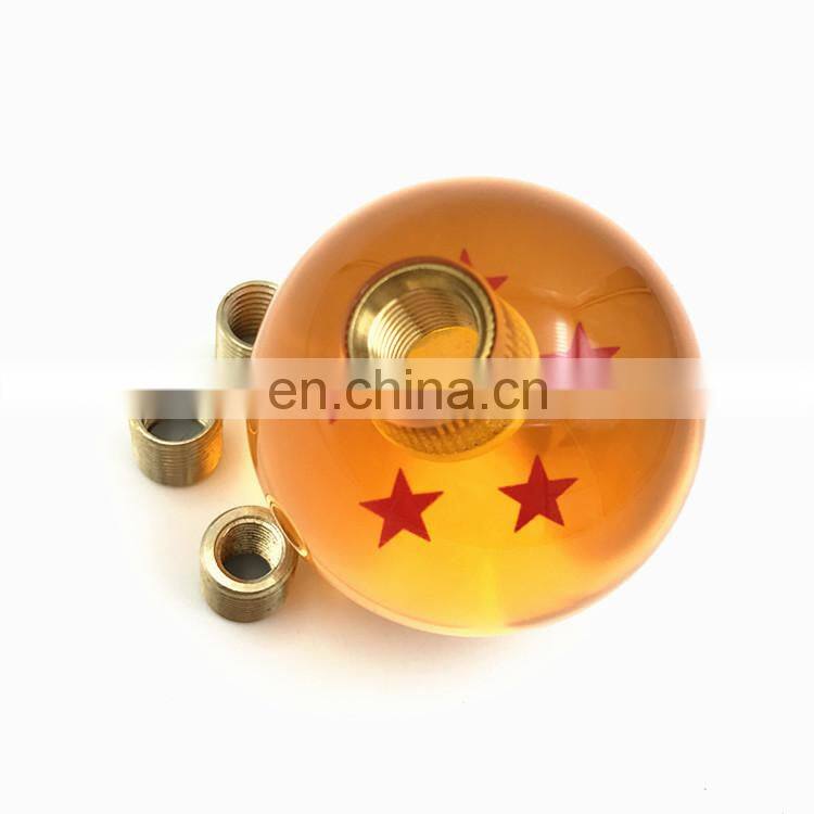Custom car decoration auto parts esferas dragon ball gear shift knob
