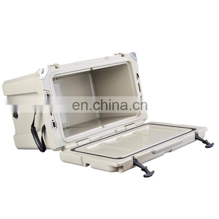 GINT Hot Selling 75QT Portable Customized Logo Colorful Outdoor Cooler Box 50QT heavy duty durable ice box