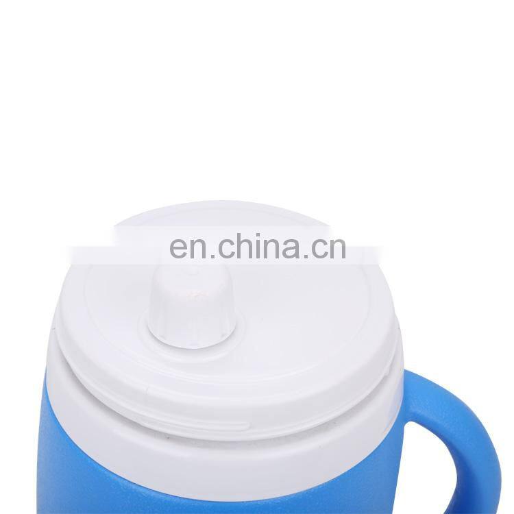 portable beer plastic outdoor sample hot sale hiking stylish small wide mouth pu fancy portable cooler jug 2.5l