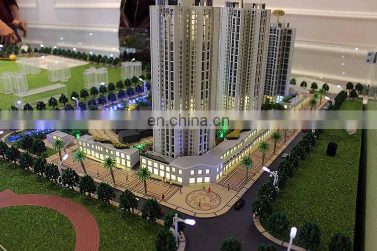 Guangzhou model making, luxury residential house modeling in architecture