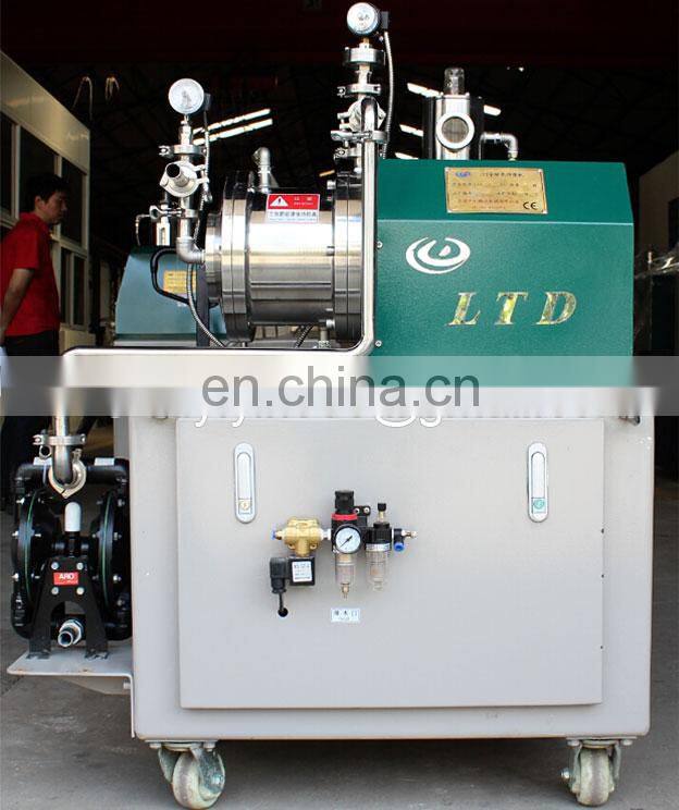 Super fine grinding 5L capacity pin type lab nano bead mill