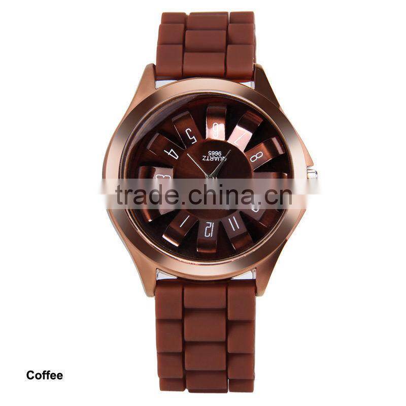 hot fancy high waterproof watch fashion TM silicone geneva watch