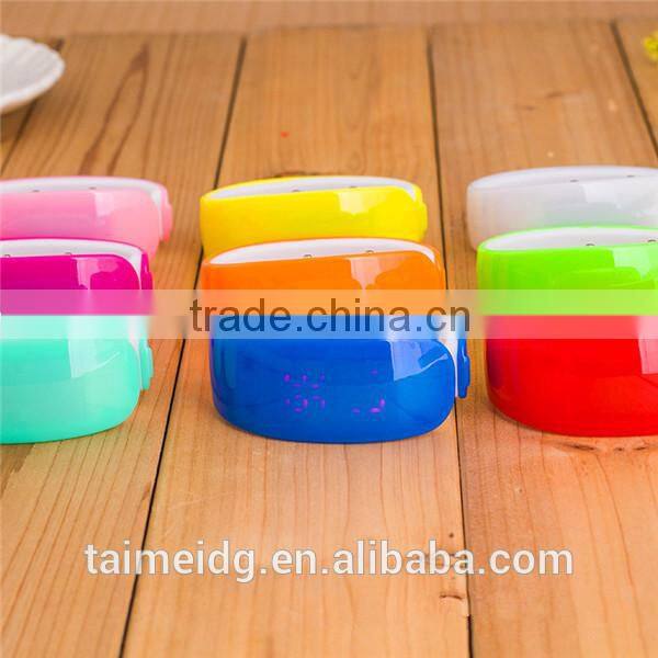 Unique design led silicon sport wrist watches