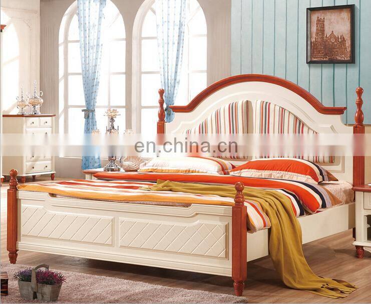 2021 European princess Solid wood classic sofa bed carved double beds design