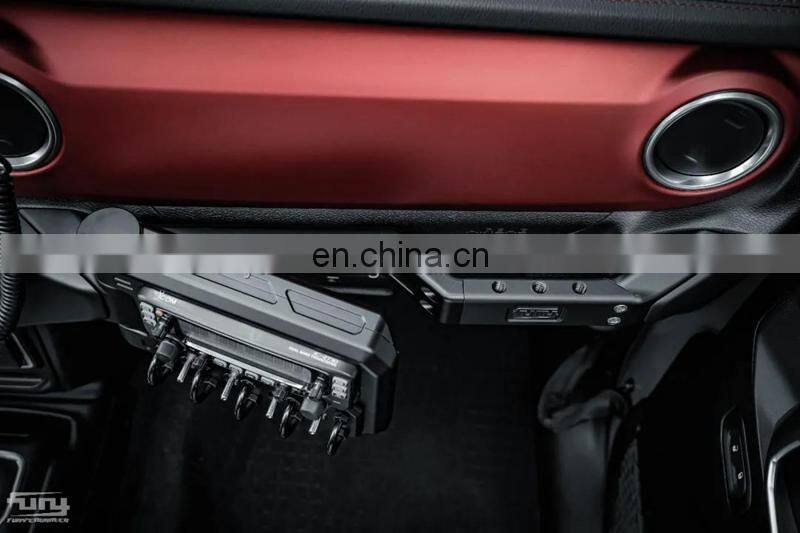 Furyengraver control panel kit with bracket for Jeep wrangler JL 2018+4x4 accessories