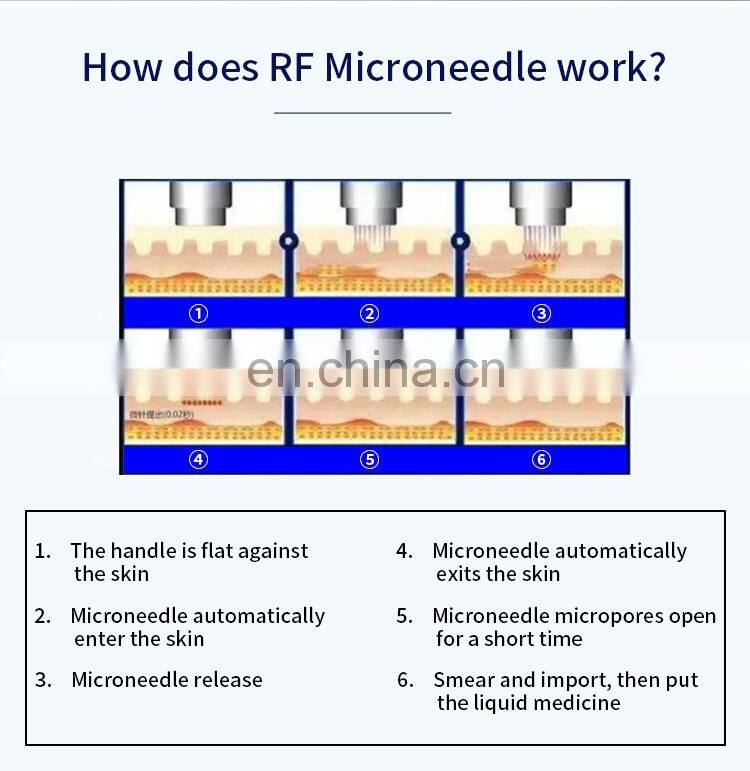 Fractional Gold RF Microneedle Skin Therapy Beauty Instrument Anti-aging Face Lift Shrink Pores Repair Skin Body Care Machine