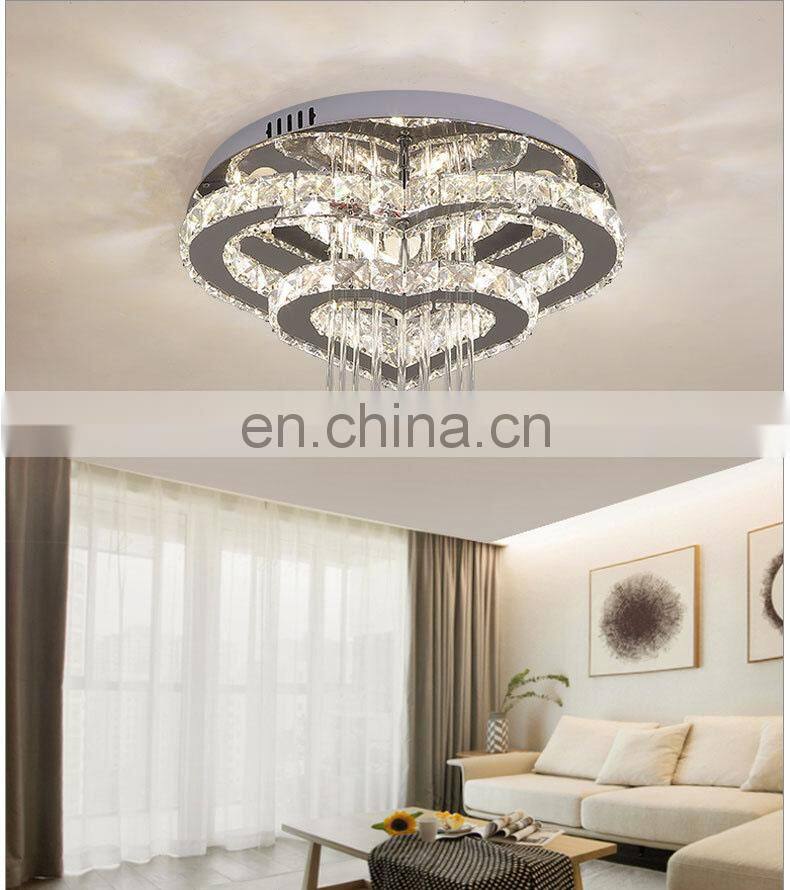 Luxury Modern Ceiling Lamp decorative lighting fixture Pendant Light Manufacturers Ceiling Crystal Chandeliers