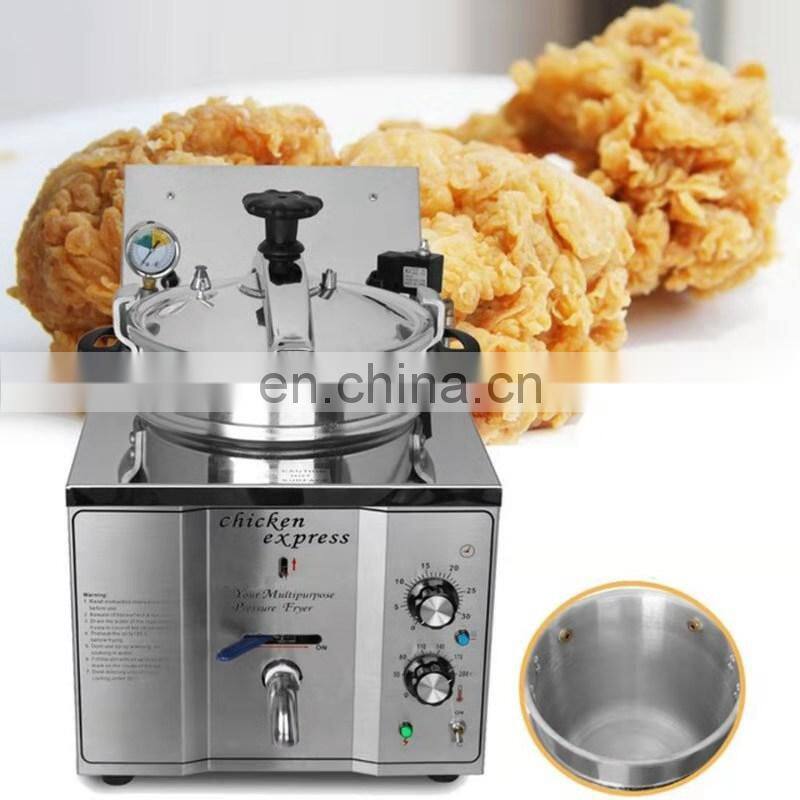 High pressure American 110V commercial stainless steel electric table type fryer Taiwan chicken pressure fryer