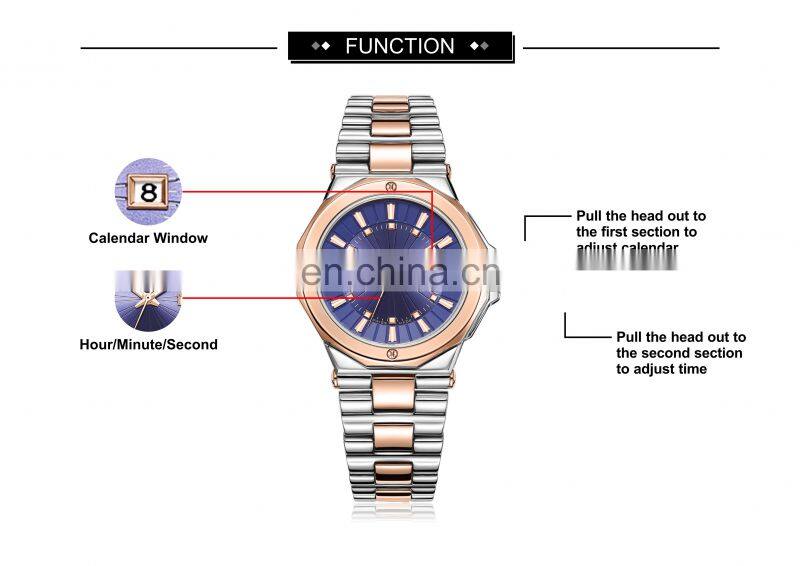 High Quality Steel Case Watch For Men Genuine Leather Band Stylish Waterproof Quartz Watches Luxury Couple Watch Set