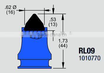 RL09 19mm Shank Conicals For Small Chain Trenchers /C20 SERIES Teeth 19 mm