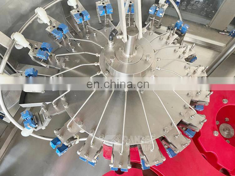 Automatic glass bottle soda beer water filling machine production line
