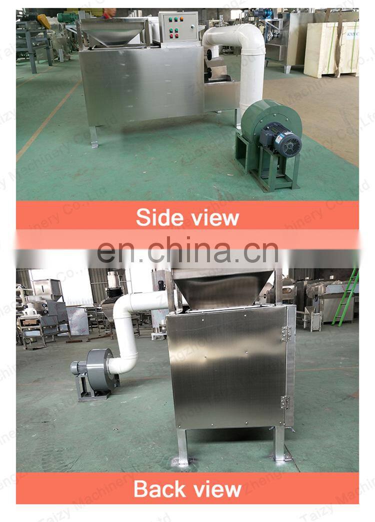 cocoa powder making machine Removing Peanut Skin Cocoa Beans Peeler And Half Cutter machine