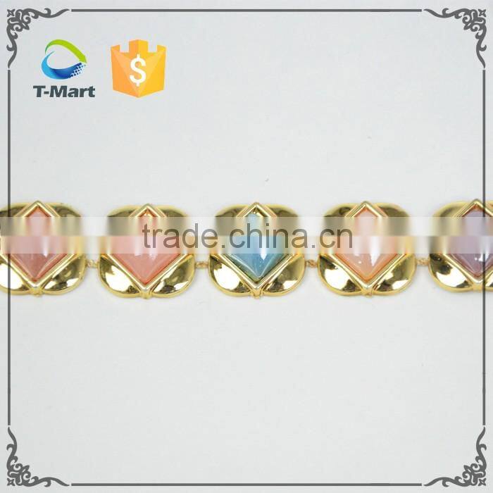 Super Multi color plastic trimming with wholesale price for lady shoes