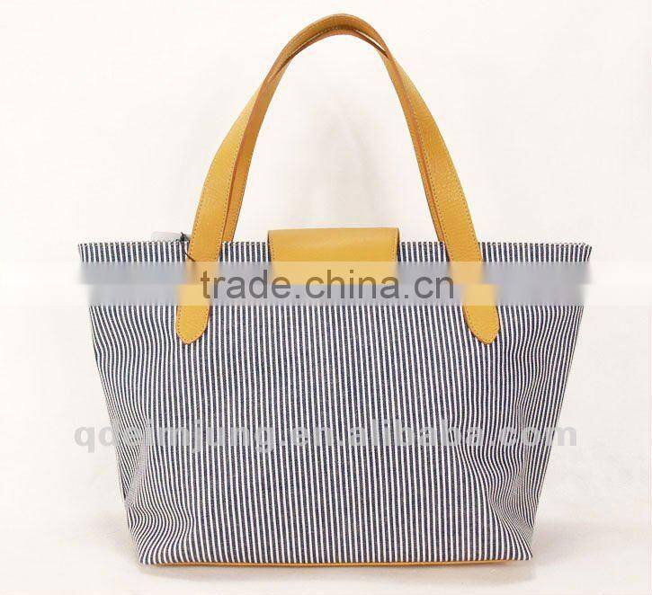 newest style canvas handbags professional women