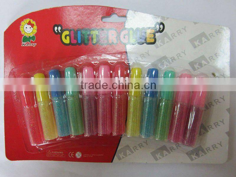 3D GLITTER GLUE DIY 10 COLORS 10 ML NON-TOXIC PROMOTION