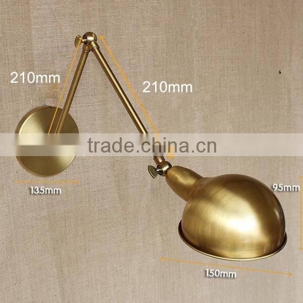 Antique Swing Arm 3W LED Wall Lamp for Hotel