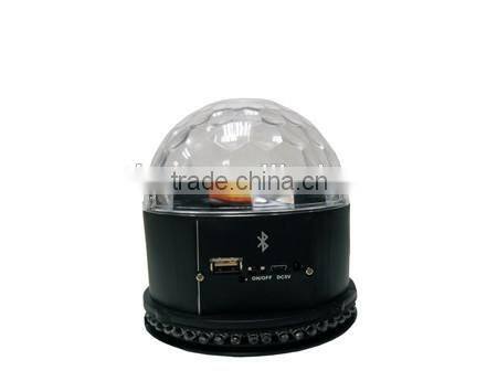 Crystal magic ball RGB 1W*3 20W AC 110-230V 50-60Hz 50000 hours lifespan DMX 512 Stand-alone Master-slave Sound IP20