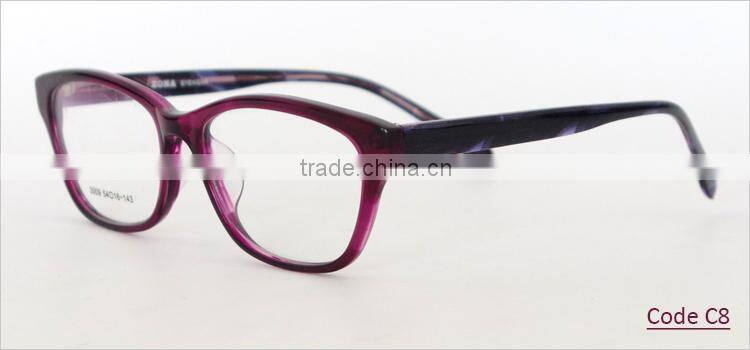 Fashionable danyang frame glasses optical new style glasses frame for women