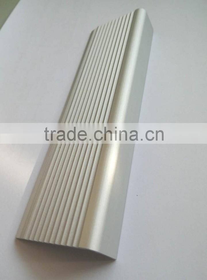 aluminum non slip stair nosing in exterior