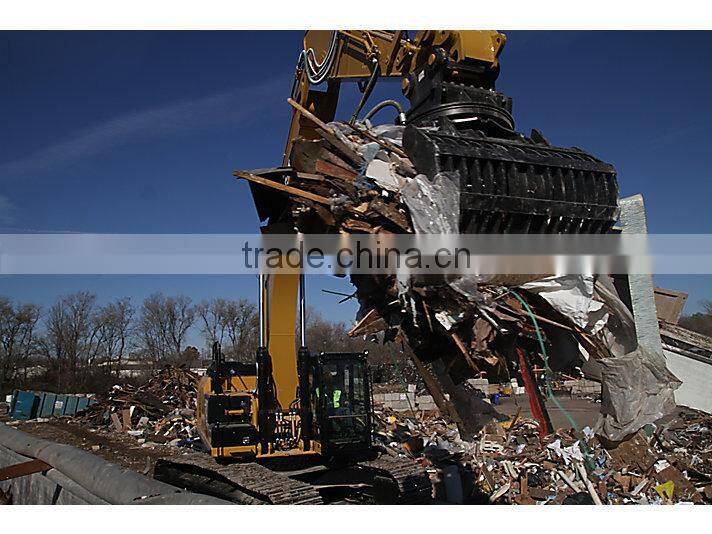 excavator attachment sorting grapple, excavator attachment demolition grapple