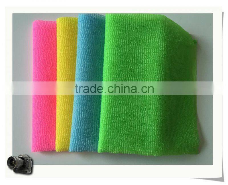 Purple beauty skin cloth exfoliating wash cloth magic peeling cloth