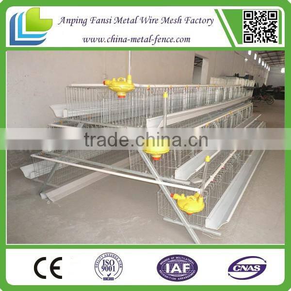 2016 hot sale galvanized chicken layer cages