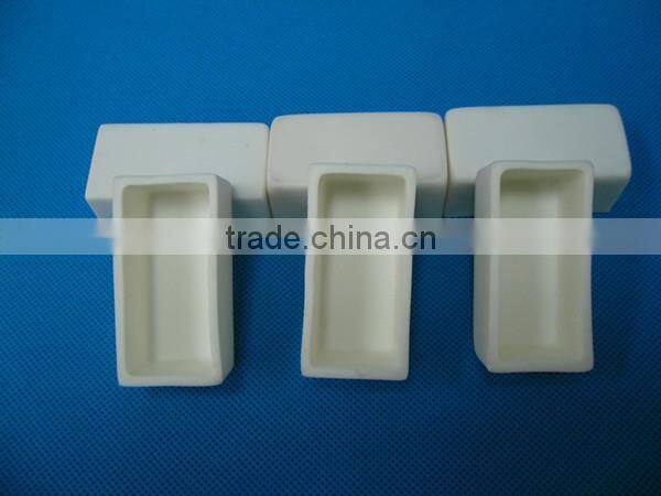 Customized High Alumina Smelting Ceramic Boat Crucibles