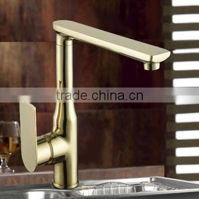 Luxury Design Golden Finishing Kitchen Sink Water Tap