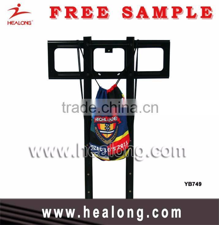 Healong 100% Custom Sublimation Soccer Drawstring Ball Bag With Shoe Compartment