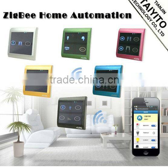 taiyito Zigbee smart home system touch screen zigbee smart home automation system